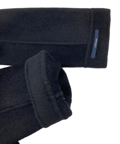 'S Max Mara（エスマックスマーラ）'S Max Mara (エスマックスマーラ) アンゴラブレンドベルテッドコート　ガウンコート　CUCITO A MANO ブラック サイズ:40の古着・服飾アイテム