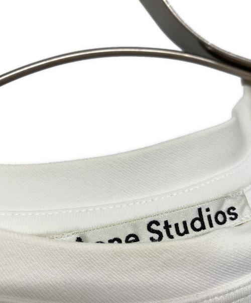 Acne studios（アクネ ストゥディオズ）ACNE STUDIOS (アクネ ストゥディオズ) クルーネックTシャツ ホワイト サイズ:Sの古着・服飾アイテム