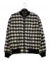 ALEXANDER WANG（アレキサンダー・ワン）の古着「モヘヤブレンド チェックボンバージャケット」｜ブラック×ホワイト