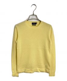 POLO RALPH LAUREN（ポロ・ラルフローレン）の古着「カシミヤニット　国内代理店表記あり　ポニー無し　」｜イエロー