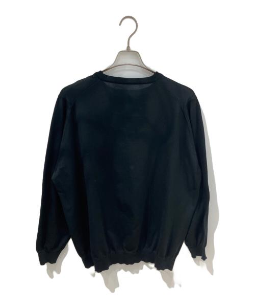 teatora（テアトラ）TEATORA (テアトラ) Cartridge Knit Crew 18G　KNIT-001-18G-DELTAPEAK ブラック サイズ:3の古着・服飾アイテム