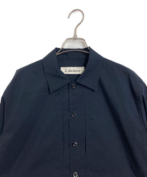 Caledoor（カレドアー）Caledoor (カレドアー) Typewriter Shirt Blouson  6021-2507  シャツジャケット ネイビー サイズ:Sの古着・服飾アイテム