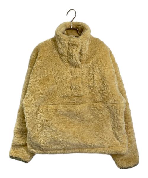 CAVEZA ROSSO（カベサ ロッソ）CAVEZA ROSSO (カベサ ロッソ) バイカラーフェイクファートップス イエロー サイズ:FREEの古着・服飾アイテム