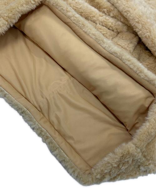 CAVEZA ROSSO（カベサ ロッソ）CAVEZA ROSSO (カベサ ロッソ) バイカラーフェイクファートップス イエロー サイズ:FREEの古着・服飾アイテム