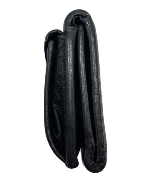 BALENCIAGA（バレンシアガ）BALENCIAGA (バレンシアガ) 3つ折り財布　ミニ財布　 ブラック サイズ:実寸参照の古着・服飾アイテム