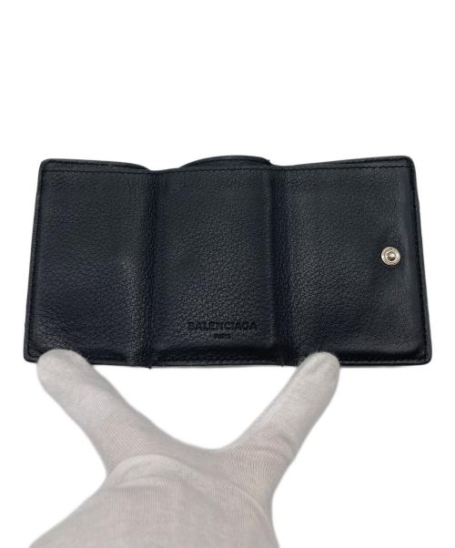 BALENCIAGA（バレンシアガ）BALENCIAGA (バレンシアガ) 3つ折り財布　ミニ財布　 ブラック サイズ:実寸参照の古着・服飾アイテム