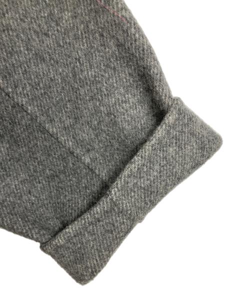 AEWEN MATOPH（イウエン マトフ）AEWEN MATOPH (イウエン マトフ) シャンブレーリバーベルテッドロングコート　ウールコート　ロングコート　アウター グレー サイズ:38の古着・服飾アイテム
