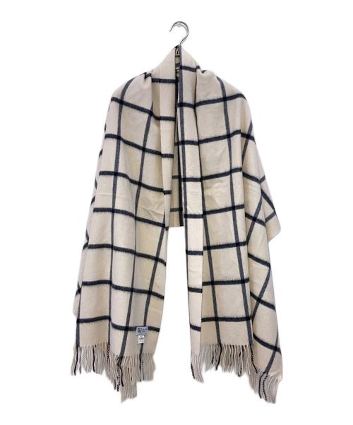 JOHNSTONS OF ELGIN（ジョンストンズオブエルガン）JOHNSTONS OF ELGIN (ジョンストンズオブエルガン) カシミヤ大判ストール ベージュの古着・服飾アイテム