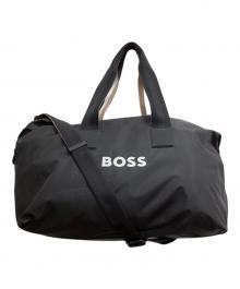 BOSS（ボス）の古着「コントラストロゴホールドオールデタッチャブルストラップ」｜ブラック