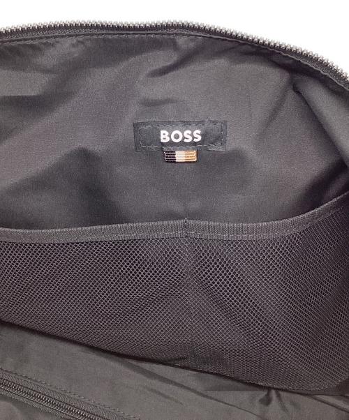 BOSS（ボス）BOSS (ボス) コントラストロゴホールドオールデタッチャブルストラップ ブラックの古着・服飾アイテム