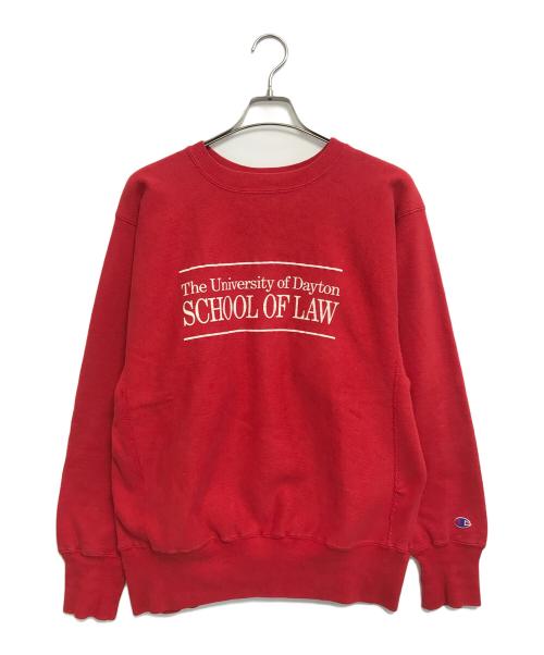 Champion REVERSE WEAVE（チャンピオン リバース ウィーブ）Champion REVERSE WEAVE (チャンピオン リバース ウィーブ) 90sクルーネックスウェット レッド サイズ:Lの古着・服飾アイテム