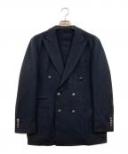 ERMENEGILDO ZEGNAエルメネジルド・ゼニア）の古着「FELTED JERSEY カシミヤブレザー」｜ネイビー