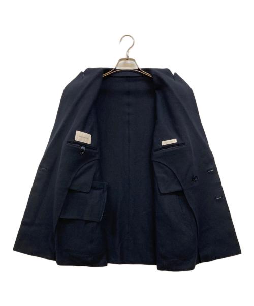 ERMENEGILDO ZEGNA（エルメネジルド・ゼニア）Ermenegildo Zegna (エルメネジルド・ゼニア) FELTED JERSEY カシミヤブレザー ネイビー サイズ:52の古着・服飾アイテム