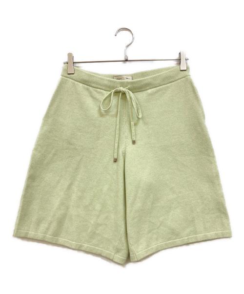 ebure（エブール）ebure (エブール) Ron Herman (ロンハーマン) 別注 カシミヤハーフパンツ ミントグリーン サイズ:下記参照の古着・服飾アイテム
