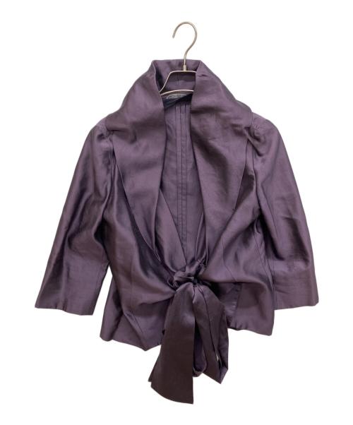 MaxMara（マックスマーラ）MaxMara (マックスマーラ) シルクスカートセットアップ パープル サイズ:42の古着・服飾アイテム