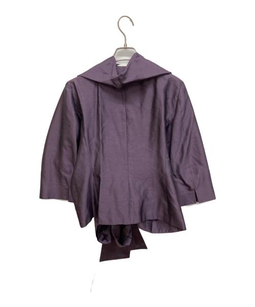 MaxMara（マックスマーラ）MaxMara (マックスマーラ) シルクスカートセットアップ パープル サイズ:42の古着・服飾アイテム