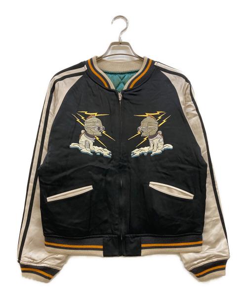 世田谷ベース（セタガヤベース）世田谷ベース (セタガヤベース) TOYS McCOY (トイズマッコイ) 世田谷空軍基地謹製 スカジャン ブラック サイズ:Lの古着・服飾アイテム