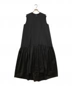 YOKO CHANヨーコチャン）の古着「ヘムフレアドレス」｜ブラック