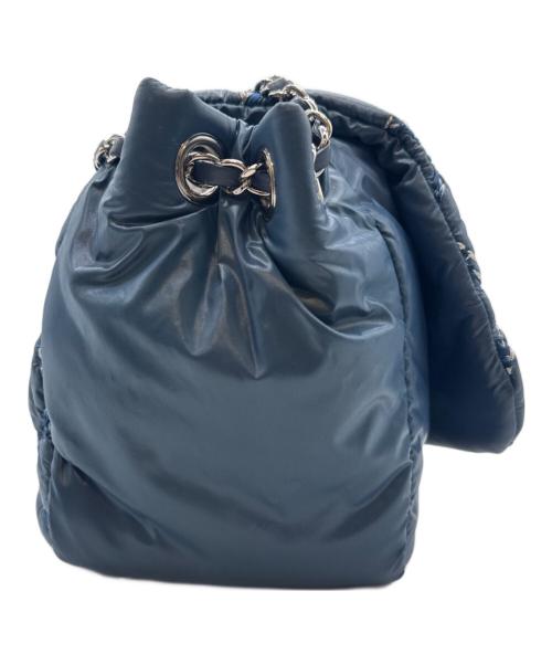 CHANEL（シャネル）CHANEL (シャネル) パリビザンス　	バブルキルト　ショルダーバッグ ブルーの古着・服飾アイテム