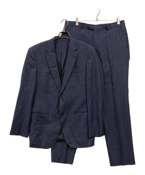 BOSS HUGO BOSS（ボス ヒューゴボス）BOSS HUGO BOSS (ボス ヒューゴボス) セットアップスーツ ネイビー サイズ:50の古着・服飾アイテム