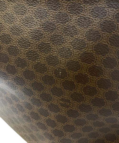 CELINE（セリーヌ）CELINE (セリーヌ) マカダム レザートートバッグ ブラウンの古着・服飾アイテム
