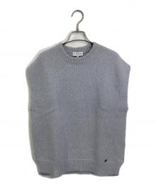 MACKINTOSH LONDON（マッキントッシュ ロンドン）の古着「アルパカウールラメニットベスト」｜ブルー