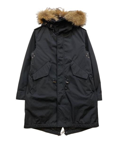 MACKINTOSH LONDON（マッキントッシュ ロンドン）MACKINTOSH LONDON (マッキントッシュ ロンドン) ダウンライナー付モッズコート ブラック サイズ:Ｍの古着・服飾アイテム