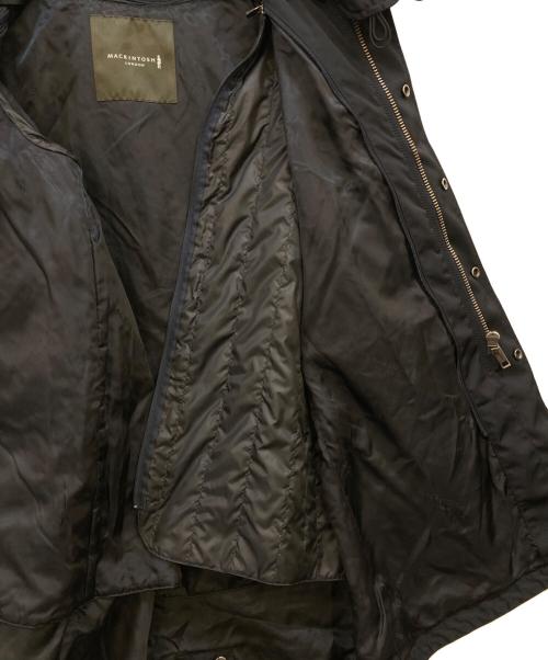 MACKINTOSH LONDON（マッキントッシュ ロンドン）MACKINTOSH LONDON (マッキントッシュ ロンドン) ダウンライナー付モッズコート ブラック サイズ:Ｍの古着・服飾アイテム