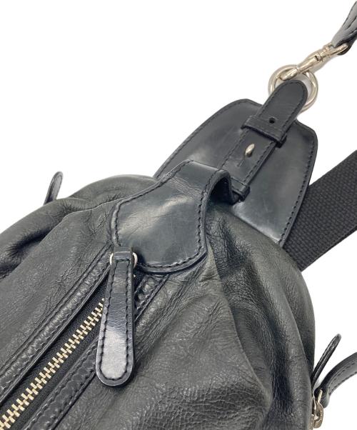 SOMES SADDLE（ソメスサドル）Somes Saddle (ソメスサドル) ボディーバッグ　ショルダーバッグ　レザーバッグ ブラック サイズ:実寸参照の古着・服飾アイテム