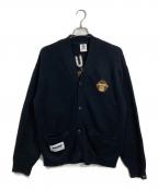 Aape BY A BATHING APEエーエイプ バイ アベイシングエイプ）の古着「ニットカーディガン」｜ブラック