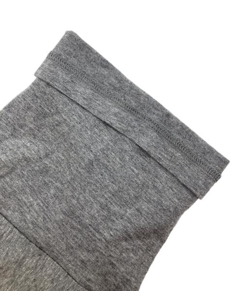 ENFOLD（エンフォルド）ENFOLD (エンフォルド) SQUARE DRAPE DRESS　スクエア・ドレープ・ドレス チャコールグレー サイズ:36の古着・服飾アイテム