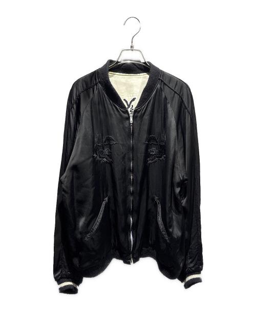 Y's（ワイズ）Y's (ワイズ) TAILOR TOYO (テーラー東洋) リバーシブルスカジャン/ジャケット/YO-Y55-505 ブラック×ホワイト サイズ:4の古着・服飾アイテム