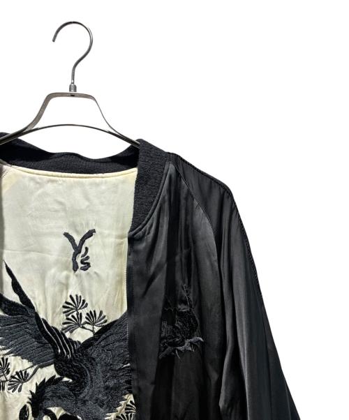 Y's（ワイズ）Y's (ワイズ) TAILOR TOYO (テーラー東洋) リバーシブルスカジャン ブラック×ホワイト サイズ:4の古着・服飾アイテム