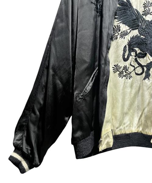 Y's（ワイズ）Y's (ワイズ) TAILOR TOYO (テーラー東洋) リバーシブルスカジャン ブラック×ホワイト サイズ:4の古着・服飾アイテム
