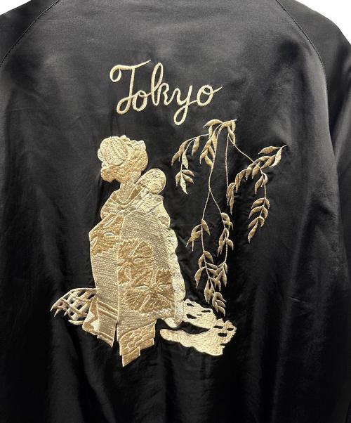 Y's（ワイズ）Y's (ワイズ) TAILOR TOYO (テーラー東洋) リバーシブルスカジャン/ジャケット/YO-Y55-505 ブラック×ホワイト サイズ:4の古着・服飾アイテム