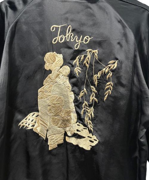 Y's（ワイズ）Y's (ワイズ) TAILOR TOYO (テーラー東洋) リバーシブルスカジャン ブラック×ホワイト サイズ:4の古着・服飾アイテム