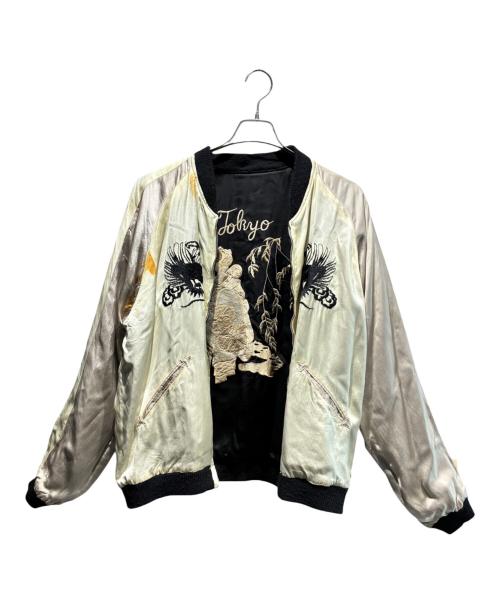 Y's（ワイズ）Y's (ワイズ) TAILOR TOYO (テーラー東洋) リバーシブルスカジャン ブラック×ホワイト サイズ:4の古着・服飾アイテム