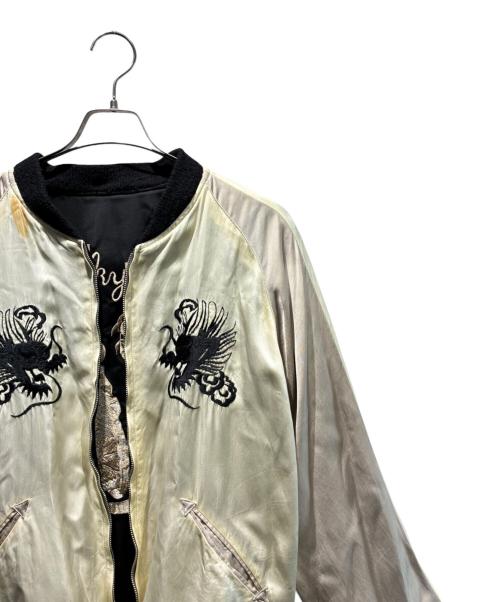 Y's（ワイズ）Y's (ワイズ) TAILOR TOYO (テーラー東洋) リバーシブルスカジャン ブラック×ホワイト サイズ:4の古着・服飾アイテム