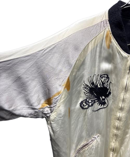 Y's（ワイズ）Y's (ワイズ) TAILOR TOYO (テーラー東洋) リバーシブルスカジャン/ジャケット/YO-Y55-505 ブラック×ホワイト サイズ:4の古着・服飾アイテム