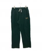 mercedes anchor inc.メルセデス アンカー インク）の古着「Logo Sweat Pants」｜グリーン