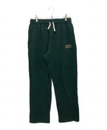 mercedes anchor inc.（メルセデス アンカー インク）の古着「Logo Sweat Pants」｜グリーン