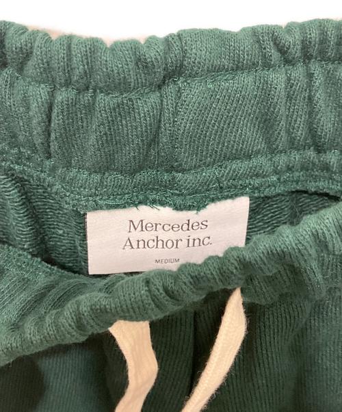 mercedes anchor inc.（メルセデス アンカー インク）mercedes anchor inc. (メルセデス アンカー インク) Logo Sweat Pants グリーン サイズ:Mの古着・服飾アイテム