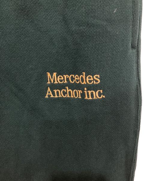 mercedes anchor inc.（メルセデス アンカー インク）mercedes anchor inc. (メルセデス アンカー インク) Logo Sweat Pants グリーン サイズ:Mの古着・服飾アイテム