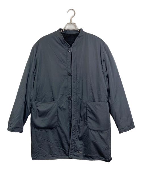 ARMY TWILL（アーミーツイル）ARMY TWILL (アーミーツイル) B:MING by BEAMS (ビーミングバイビームス) ボア リバーシブルコート　ロングコート　ノーカラーコート ブラック サイズ:Mの古着・服飾アイテム