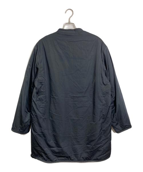 ARMY TWILL（アーミーツイル）ARMY TWILL (アーミーツイル) B:MING by BEAMS (ビーミングバイビームス) ボア リバーシブルコート　ロングコート　ノーカラーコート ブラック サイズ:Mの古着・服飾アイテム