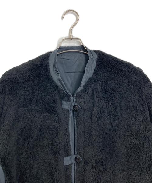 ARMY TWILL（アーミーツイル）ARMY TWILL (アーミーツイル) B:MING by BEAMS (ビーミングバイビームス) ボア リバーシブルコート　ロングコート　ノーカラーコート ブラック サイズ:Mの古着・服飾アイテム