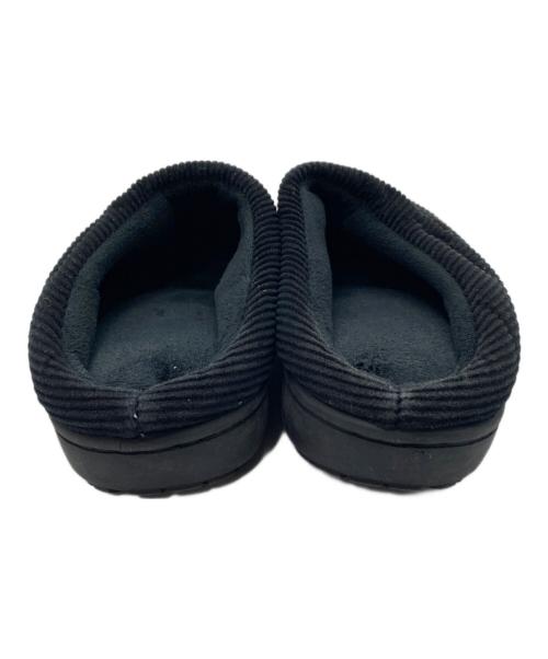 BlackEyePatch（ブラックアイパッチ）BlackEyePatch (ブラックアイパッチ) SUBU (スブ) コーデュロイサンダル　 ブラック サイズ:US6.5の古着・服飾アイテム