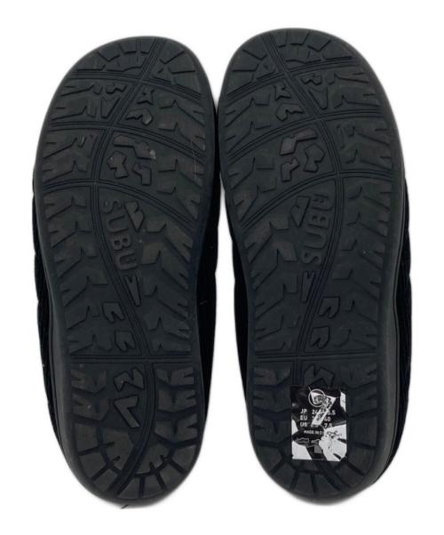 BlackEyePatch（ブラックアイパッチ）BlackEyePatch (ブラックアイパッチ) SUBU (スブ) コーデュロイサンダル　 ブラック サイズ:US6.5の古着・服飾アイテム