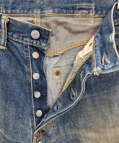 EVISU（エヴィス）EVISU (エヴィス) シンチバックセルビッチデニムパンツ ブルー サイズ:W30の古着・服飾アイテム