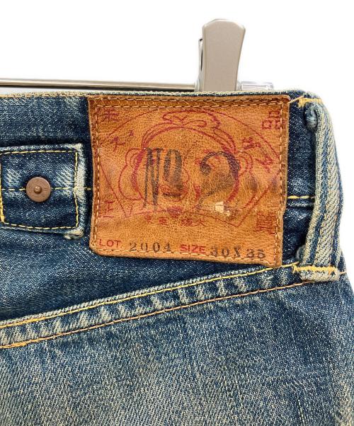 EVISU（エヴィス）EVISU (エヴィス) シンチバックセルビッチデニムパンツ ブルー サイズ:W30の古着・服飾アイテム